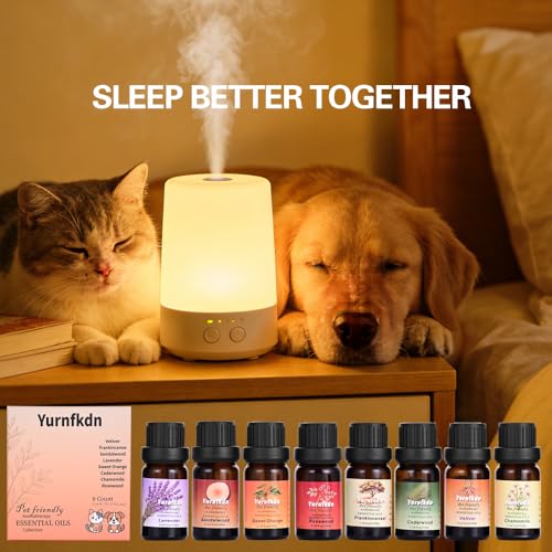 Pet Friendly Aromatherapy Essential Oils Collection,Safe for Dogs and Cats,Natural Relaxation and Stress Relief,Suitable f...