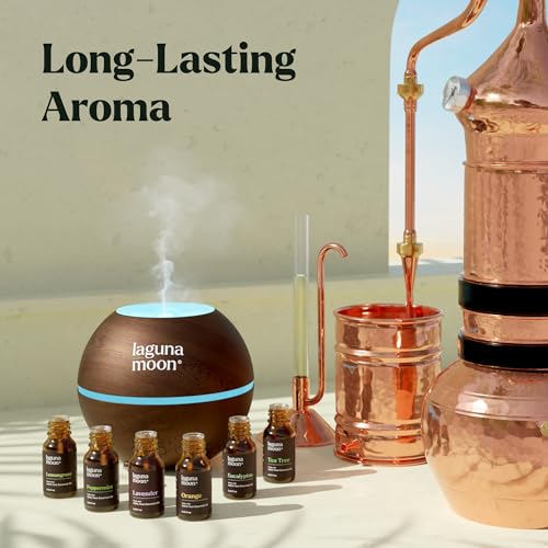 Lagunamoon Essential Oils Aromatherapy Set - 6 Oils for Diffusers, Home Care, Candle Making Scents, Fragrance, Humidifier...