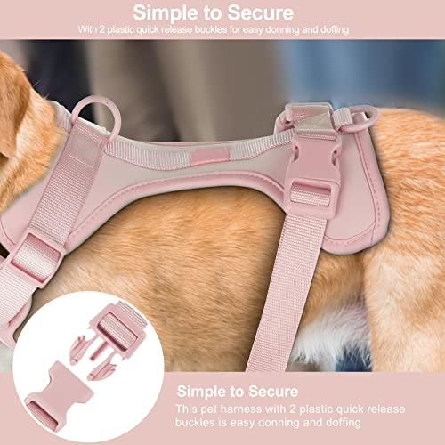 Wisedog No Pull Lightweight Dog Vest Harness with Soft and Comfortable Cushion, Breathable Mesh, for Small Medium Large Do...