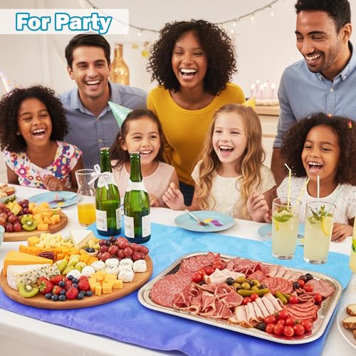 MALLMALL6 Reusable Freezable Ice Mat - 2Pcs Cooling Keeping Food Fresh Serving Tray for Outside Picnic Party Buffet, 19.7 ...