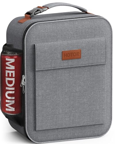 HOTOR Lunch Bag for Men & Women - Large Capacity Insulated Lunch Bag with Mutiple Pockets, Wear-Resistant Cooler Lunch Box...