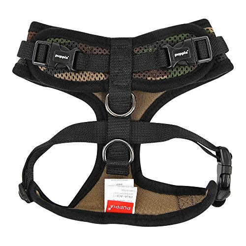 Puppia Authentic Puppia Ritefit Harness With Adjustable Neck, Camo, Small