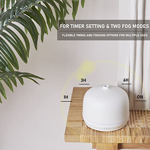 Kakoda Ceramic Essential Oil Diffusers for Home Large Room, Aromatherapy Scent Air Diffuser Ultrasonic Aroma Defusers 500m...