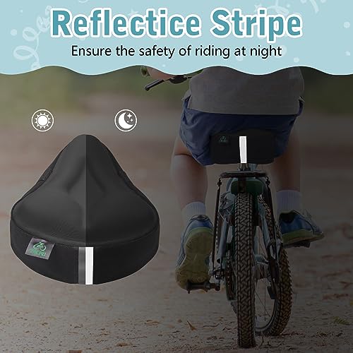 Zacro Gel Kids Bike Seat Cushion Cover for Boys & Girls, Anti-Slip Bike Seat Cover for Toddler, Breathable & Extra Soft Me...