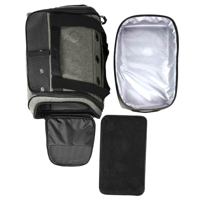 Travel Cat Carrier Bag - Portable Comfort Soft Sided Transpurrter Cat Carrier for Small Medium Cats Kitten up to 30 LBs Ai...