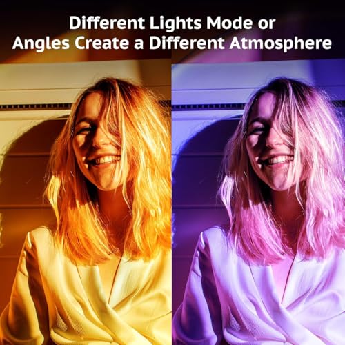 Molemyn Sunset Lamp Projector with APP Control - 21 Color Changing LED Sunset Light, 180° Adjustable for Photography, Bedr...