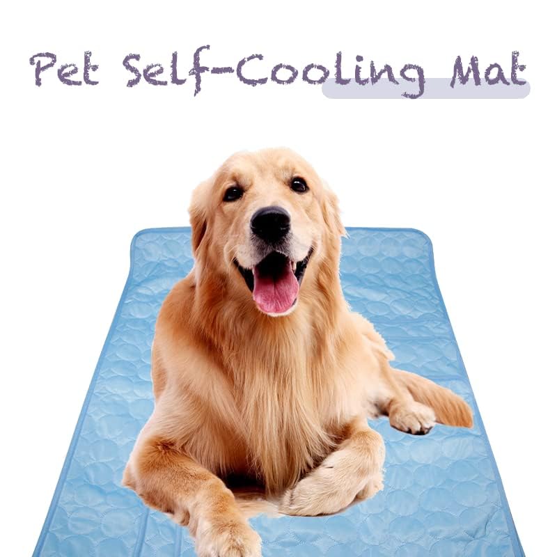 NianYi Pet Self-Cooling Pad, Pet Self-Cooling Mat, Summer Ice-Cooling Bed Mat for Cats, Summer Ice-Cooling Bed Mat for Dog...