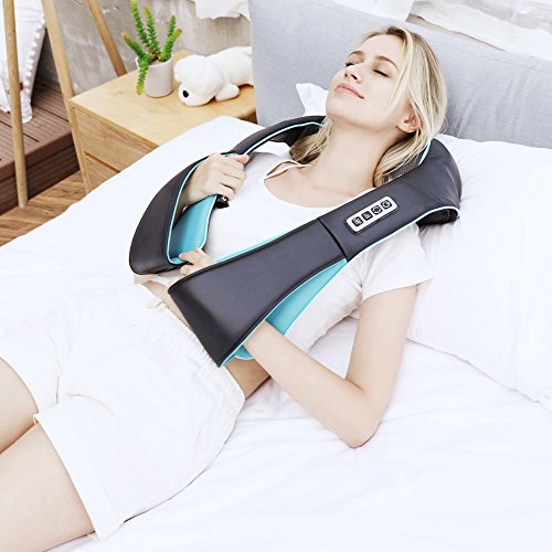 Mo Cuishle Mothers Day Gifts, Shiatsu Back Shoulder and Neck Massager with Heat, Electric Deep Tissue 4D Kneading Massage,...