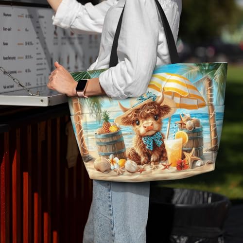 Wsotce Extra Large Beach Bags For Women, Waterproof Beach Totes Bags For Women, Lightweight Foldable Pool Bag With Zipper