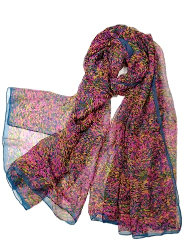 Shanlin Super Large Silk Feel Floral Scarves for Women in Gift Box