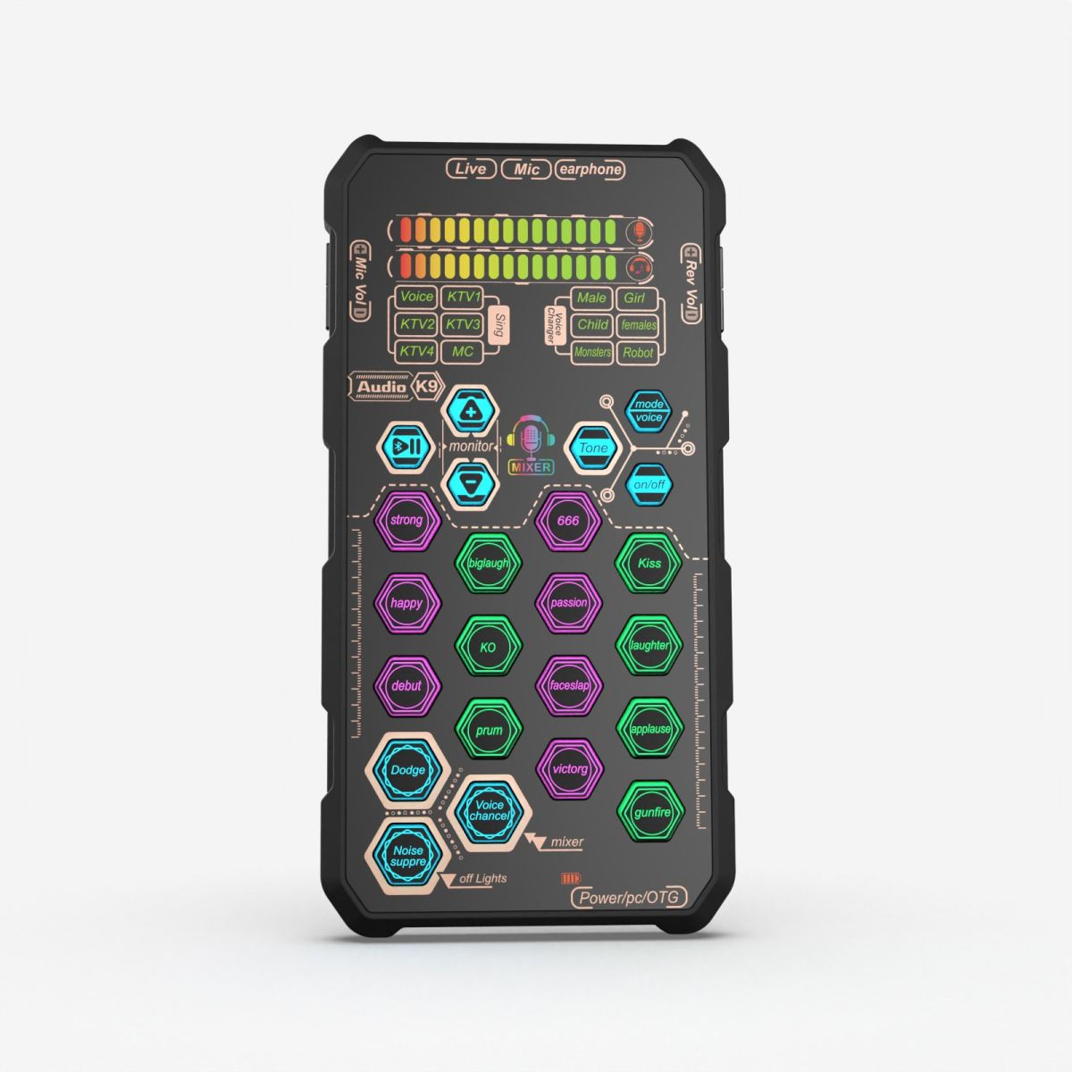 Outdoor Mobile Live Streaming Sound Card Suit