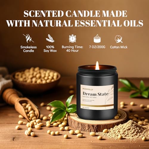 Hotel Scented Candles Set, 6 Pack Candles for Home Scented, Luxury Aromatherapy Jar Candle Gifts for Men & Women, Natural ...