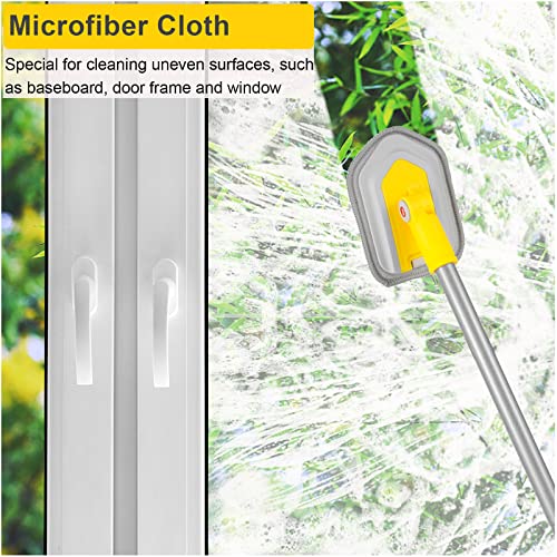 2 Pack Baseboard Brush Refill Replacement Head Scrub for Bathroom Bathtub Shower Baseboard Cleaner Fit Lalafancy Tub and T...