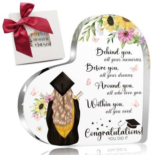 2026 College Graduation Gifts for Her, Behind You Before You Around You Within You - Inspirational Gifts for Daughter Son,...