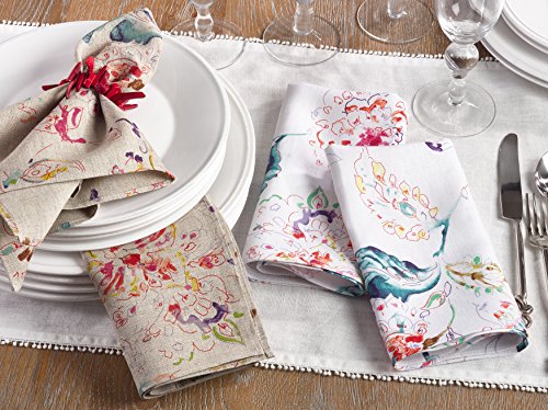 SARO LIFESTYLE Primavera Collection Printed Floral Home Décor