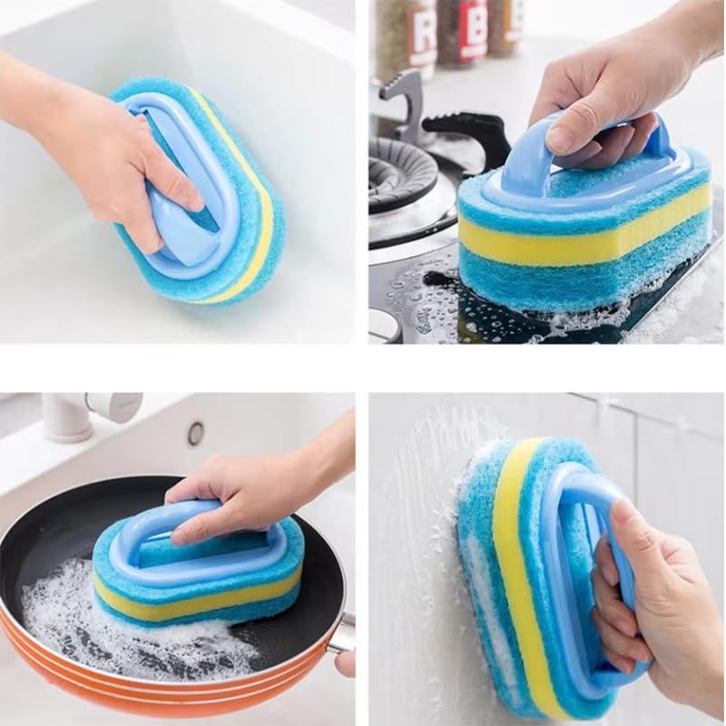 1PC Magic Sponge Easy Cleaning Ceramic Tile Kitchen & Bathroom Surface, Glass, Walls, Toilet Shining, Essential Home Clean...