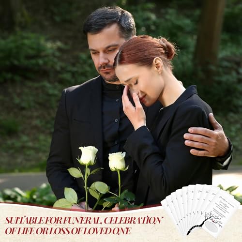 Humyoun 100 Pcs Cardinal Memorial Coin Envelopes Kraft Small Coin Envelopes Plant Small Flower Packets Celebration of Life...