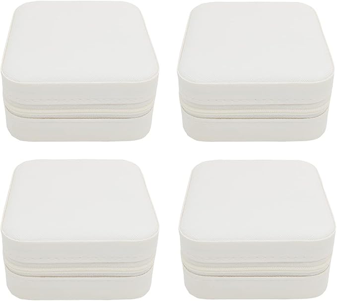 TRODANCE Mini Jewelry Case, Small Travel Jewelry Organizer, Portable Jewelry Box Storage Display Box For Rings, Earrings, ...