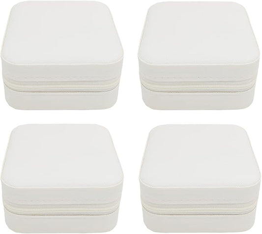 TRODANCE Mini Jewelry Case, Small Travel Jewelry Organizer, Portable Jewelry Box Storage Display Box For Rings, Earrings, ...