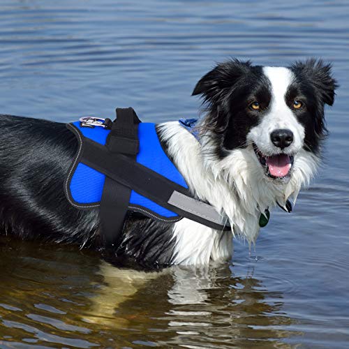 Bolux Dog Harness, No-Pull Reflective Dog Vest, Breathable Adjustable Pet Harness with Handle for Outdoor Walking - No Mor...