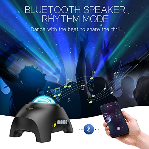 Northern Galaxy Light Aurora Projector with 33 Light Effects, LED Star Projector for Bedroom Nebula Lamp, Remote Control, ...