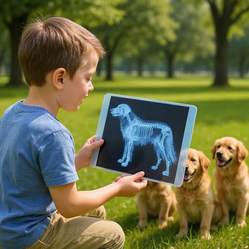 Odoorgames Pet Series Animal Xrays for Kids - Pet X-Rays Set, Light Table Manipulatives, Veterinarian Play Set & Dramatic ...