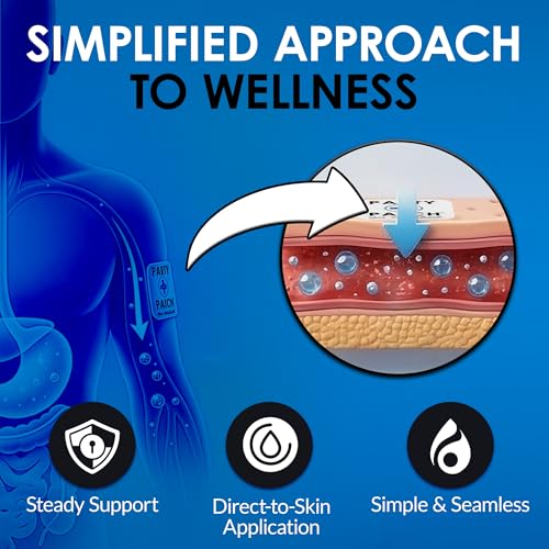 Party Patch Social Lifestyle Patch 12-Pack – Transparent Topical Adhesive for Festivals, Weddings & Active Events – Water-...