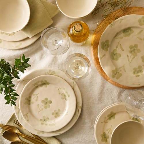 Bloomhouse - 2 Time Oprah's Favorite Things - Made in Portugal Hand Painted Dinnerware Set - Porto Petals 12 Piece (Servic...