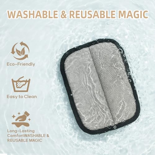 Aiwojiujiu 2 PCS Pet Hair Removal Glove for Cats & Dogs, Newly Pro Five-Finger Electrostatic Pet Hair Remover Gloves, Magi...