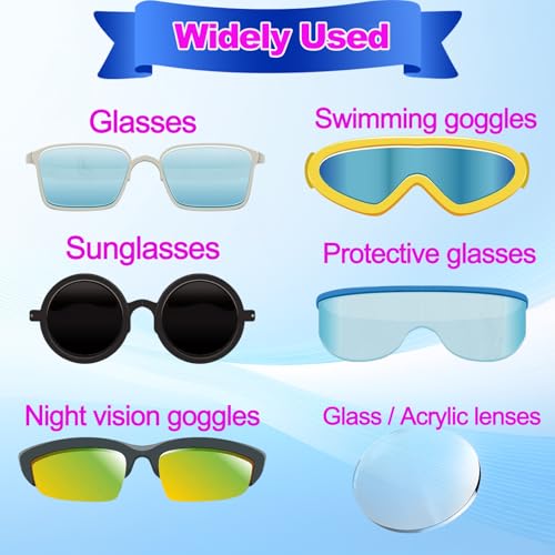 Sun Glasses Eyeglass Cleaning Soft Brush Tool Mini Microfiber Portable Sunglasses Spectacles Cleaner Cleaning Clip-3 Pieces