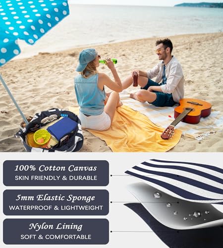 Bagelite 22'' 50L Large Beach Bag with Zipper, Extra Large Canvas Tote Bag for Women, Weekender Pool Bag