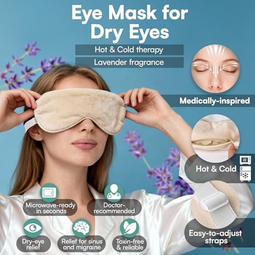 Stress Relief Gifts with Heated Eye Mask, Stress Balls for Adults, Shower Steamers & Adult Coloring Book for sinus relief...