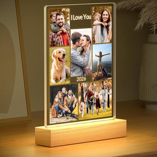 KoxSmar Custom Picture Frame, Custom Photo Frame, Personalized Picture Frames, Personalized Anniversary Birthday Gifts for...