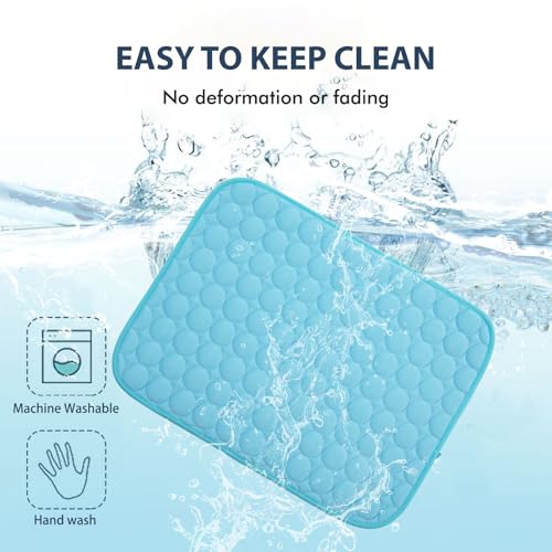 MICROCOSMOS Summer Cooling Mat & Sleeping Pad- Water Absorption Top, Materials Safe, Easy Carry, EZ Clean. Keep Cooling fo...