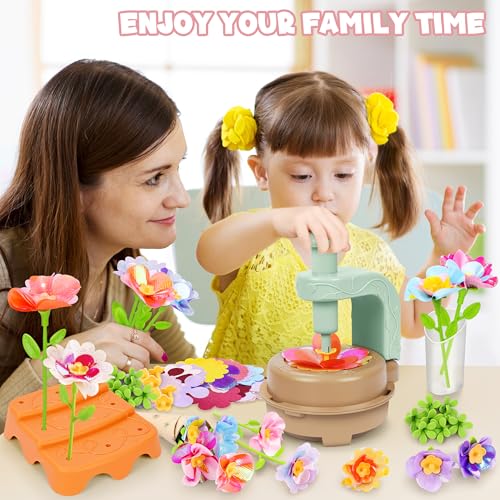 Fabric Flower Bouquets Toys, DIY Craft Kits Toys for Kids - Flowers Market Toy, Build Your Flower Bouquet, Arts & Crafts f...