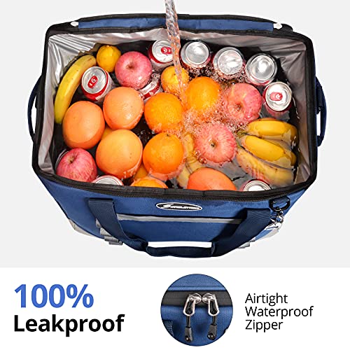 Maelstrom Collapsible Soft Cooler Bag,35/55/75 Cans Beach Cooler with Flip Top Lid, Ice Chest, Leakproof & Portable for Be...