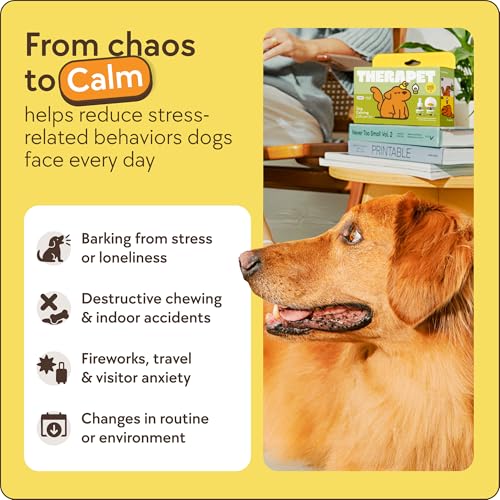 TherapetMD Dog Calming Diffuser - for Stress, Destructive Behavior, Pee Accidents, Separation Anxiety, Barking, Aggression...