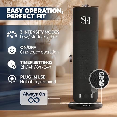 Hotel Waterless Diffuser, Tower Design Upgrade 2026 | 5-Star Hotel Premium Cold Air Oil Diffuser for Large Homes, Offices,...
