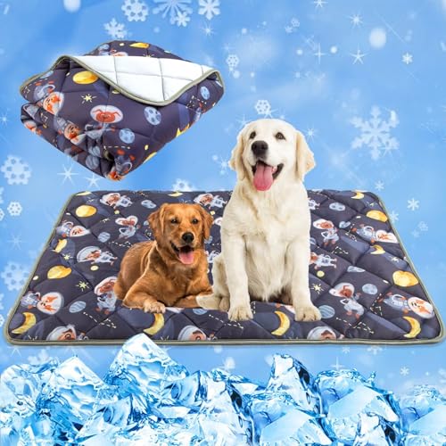 Paw Legend Dog Cooling Mat for Dogs Cat Cooling Pad for Dog Pet Cooling Mat Cooling Blanket Summer Cool Tech Fabric Washab...