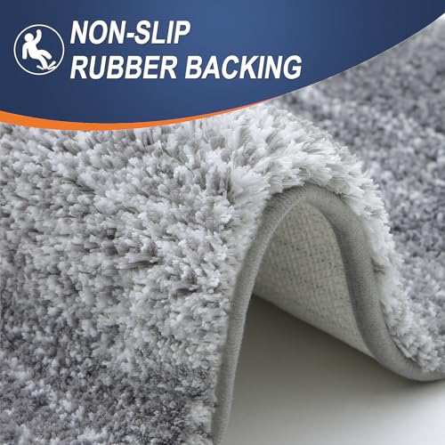 OLANLY Bathroom Rugs Mat 30x20, Extra Soft Absorbent Microfiber Bath Rugs, Rubber Backing, Quick Dry, Machine Washable Bat...