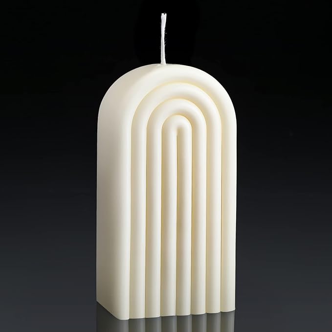 Arch Shaped Candles Geometric Scented Aesthetic Candle Geometric U Shaped Candles Minimalist Candle Aroma Wax Art Decorati...