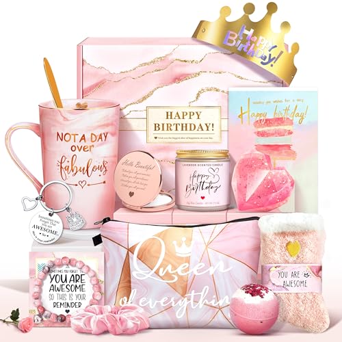 Jumway Not A Day Over Fabulous Mug Gifts Set- Birthday Gifts for Women - Funny Birthday Gift Ideas for Her,Friends, Cowork...