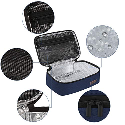 Gloppie Mini Lunchbox Small Lunch Bag for Men Women Insulated Lunch Box Thermal Lunch Boxes Adult Portable Cooler Bags Reu...