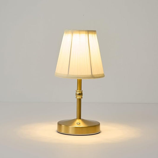 5w Led Cordless Mini Lamps,3000 mah Battery Operated Lamp,3 Color Temperature Dimmable Table Lamp,Gold Rechargeable Table ...