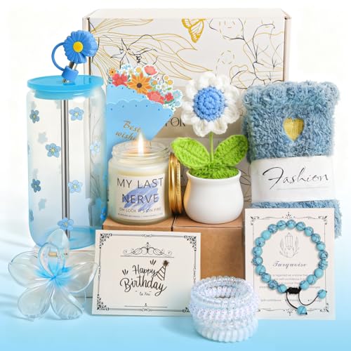 Happy Birthday Gifts for Teen Girls Women, Unique Mothers Day Gifts for Mom, Gift Baskets for Her Self Care Thank You Get ...