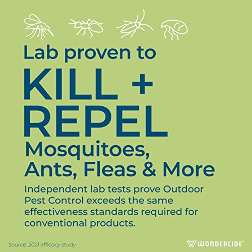 Wondercide - Outdoor Pest Control Spray with Natural Essential Oils - Mosquito, Ant, Insect Repellent, Treatment, Killer -...