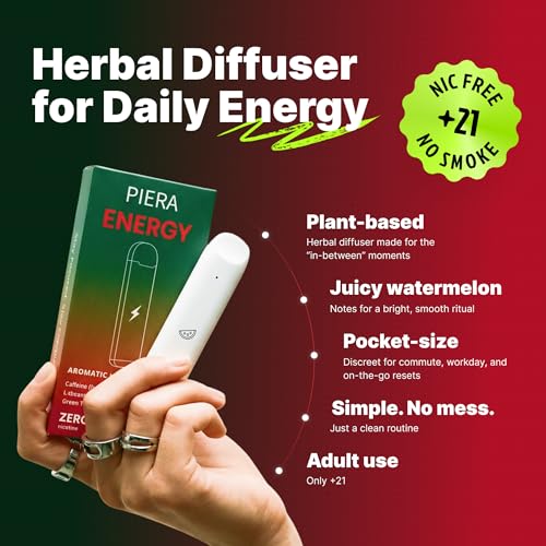 PIERA Energy Aromatherapy Diffuser - 1 Pack