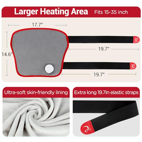 Comfytemp Leg Heating Pad, FSA Eligible Items Only List Wearable Heat Pad for Leg and Calf, HSA Electric Heat Wrap for Thi...