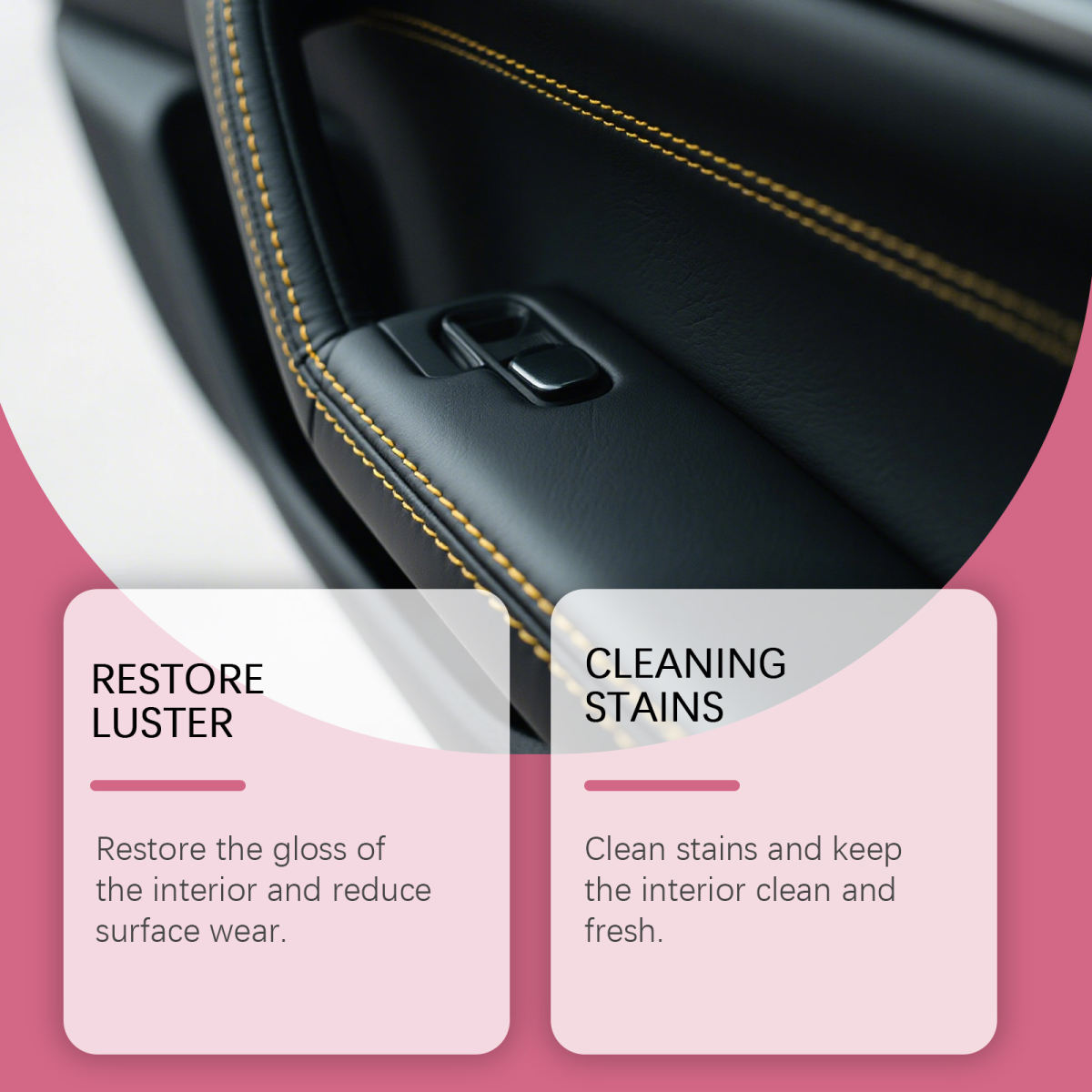 Car Interior Polishing Care Spray Seat Steering Wheel