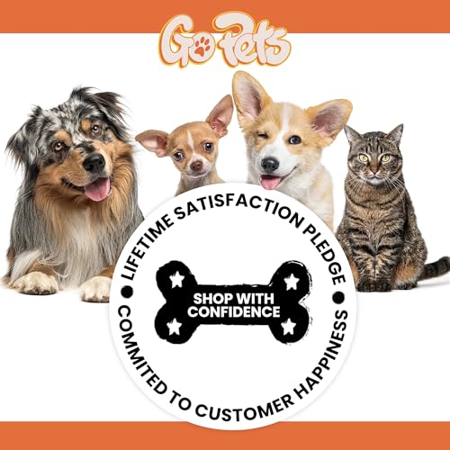 GoPets 2-in-1 Dematting Comb for Dogs, Pet Grooming Rake, Double-Sided Dog Brush for Shedding, Deshedding Brush for Cats, ...